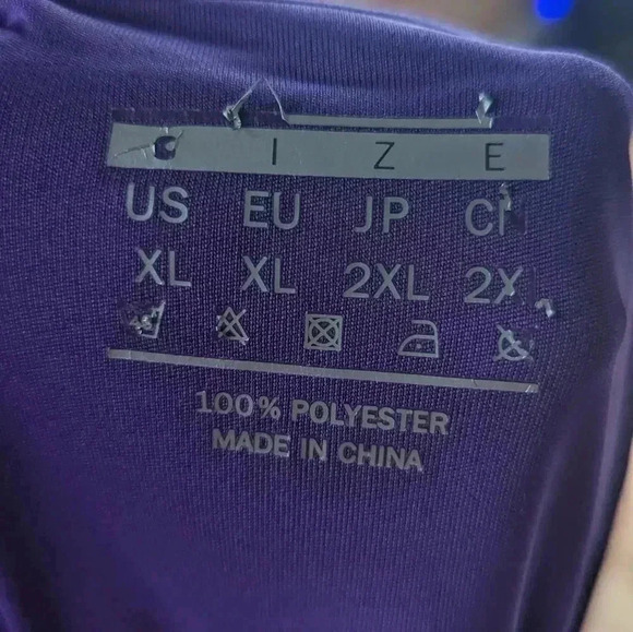 Short Sleeve Women's  T-Shirt SPF 50+ Sun Protection Quick Dry Purple XL (EUC) - Picture 11 of 12